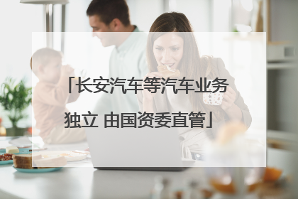 长安汽车等汽车业务独立 由国资委直管
