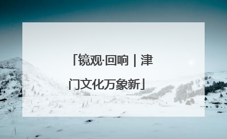 镜观·回响｜津门文化万象新