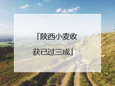 陕西小麦收获已过三成