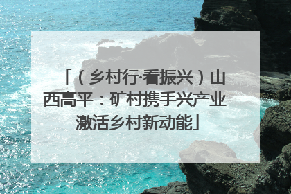 （乡村行·看振兴）山西高平：矿村携手兴产业 激活乡村新动能