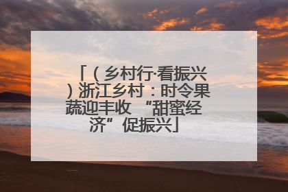 （乡村行·看振兴）浙江乡村：时令果蔬迎丰收 “甜蜜经济”促振兴