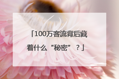100万客流背后藏着什么“秘密”？