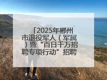 2025年郴州市退役军人（军属）暨“百日千万招聘专项行动”招聘会举办