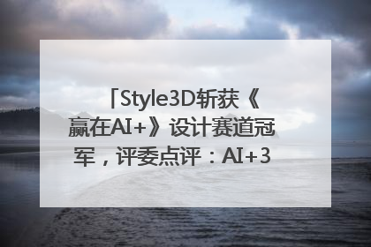 Style3D斩获《赢在AI+》设计赛道冠军，评委点评：AI+3D技术世界第一
