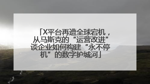 X平台再遭全球宕机，从马斯克的“运营改进”谈企业如何构建“永不停机”的数字护城河